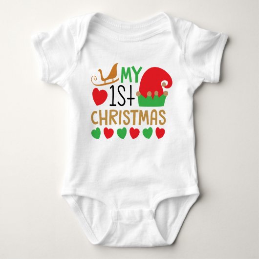 Mijn eerste Kerstmis Romper (Voorkant)