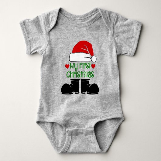 Mijn eerste Kerstmis Romper (Voorkant)