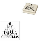 Mijn eerste Kerstmis Rubberstempel (Gestempeld)