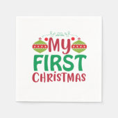 Mijn eerste Kerstmis Servet (Voorkant)
