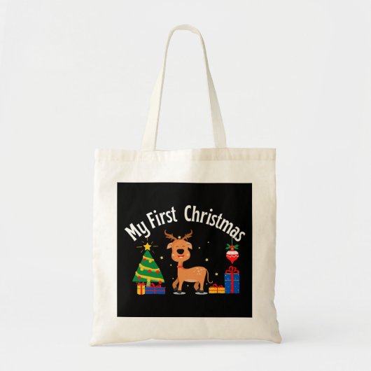 Mijn eerste Kerstmis Tote Bag (Voorkant)
