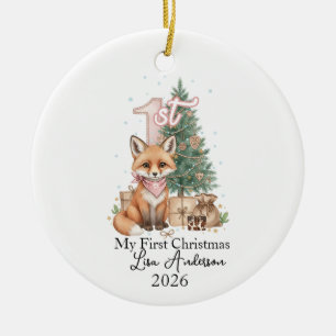 Mijn eerste kerstmis Vos Ornament