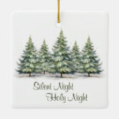 Mijn eerste kerstnacht aanpassen met de naam Ceram Keramisch Ornament (Achterkant)