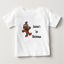 Mijn eerste kerstontbijt met Baby-T-shirt voor ker