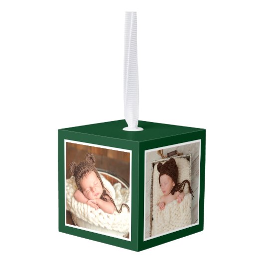 Mijn eerste kerstontbijtontbijt Groene Foto Decoratie (Achter hoekig)