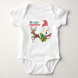 Mijn eerste kerstpak Baby Bodysuit