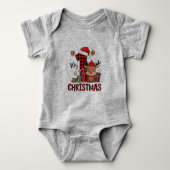 Mijn eerste kerstpak Baby Bodysuit (Voorkant)