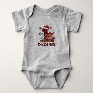 Mijn eerste kerstpak Baby Bodysuit