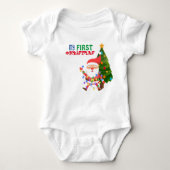 Mijn eerste kerstpak Baby Bodysuit (Voorkant)