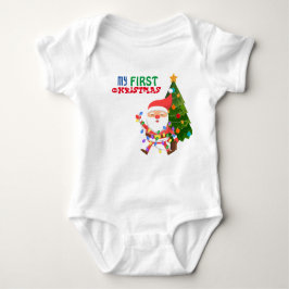 Mijn eerste kerstpak Baby Bodysuit