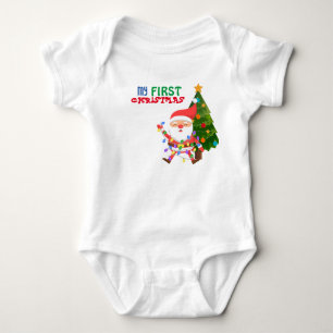 Mijn eerste kerstpak Baby Bodysuit