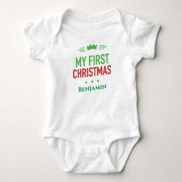 Mijn eerste kerstpak Baby Bodysuit