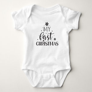 Mijn eerste kerstpak Baby Bodysuit