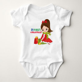 Mijn eerste kerstpak Baby Bodysuit