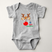 Mijn eerste kerstpak Baby Bodysuit (Voorkant)