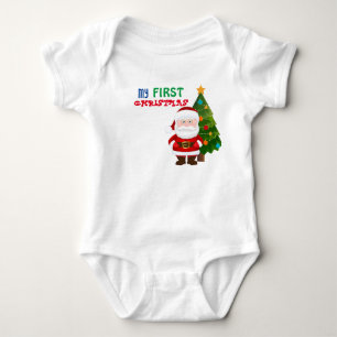 Mijn eerste kerstpak Baby Bodysuit