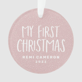 Mijn eerste kerstpasgeboren baby gepersonaliseerd  ornament