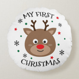 Mijn eerste kerstradolf rond kussen