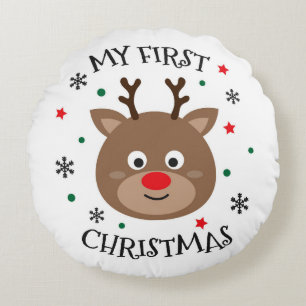 Mijn eerste kerstradolf rond kussen