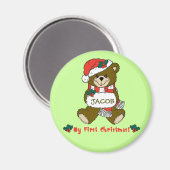  Mijn eerste kerstteddybeer T-shirt Magneet (Voorkant / Achterkant)