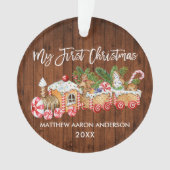 Mijn eerste kerstvakantiebrood Baby Ornament (voorkant)