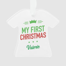 Mijn eerste kerstversiering