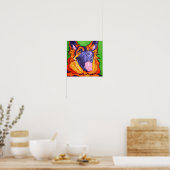 Mijn eerste King Shepherd Painting Poster (Keuken)