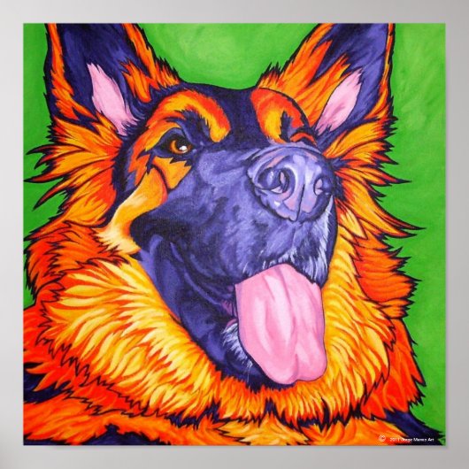 Mijn eerste King Shepherd Painting Poster (Voorkant)