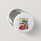 Mijn eerste kleuterdag 1e schooldag ronde button 3,2 cm (Voorkant /achterkant)