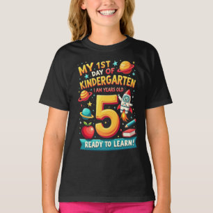 Mijn eerste kleuterdag 1e schooldag t-shirt