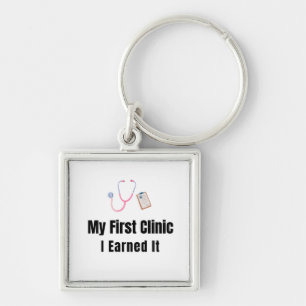 Mijn eerste kliniek-sleutelhanger – Die heb ik ver Sleutelhanger