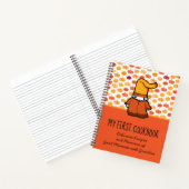 Mijn eerste koekjesboek pompoenpatroon Kinder Reci Notitieboek (Binnen)