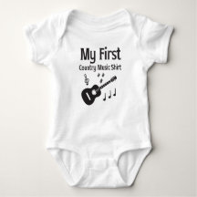 Mijn eerste land Music Shirt Baby Bodysuit