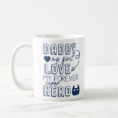 Mijn eerste liefde superheld koffiemok (Links)