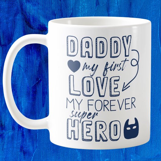 Mijn eerste liefde superheld koffiemok
