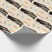 Mijn eerste logeerpartij - Dreamcore VHS Nostalgia Cadeaupapier (Hoek)