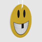 mijn eerste losse tand emoji ornament (voorkant)