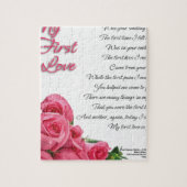 Mijn eerste Love Poetry Art van Stanley Mathis Legpuzzel (Verticaal)