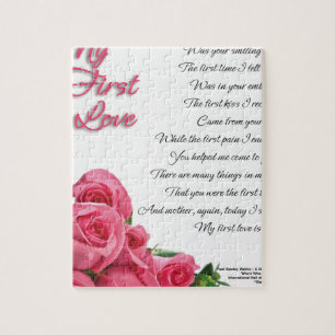 Mijn eerste Love Poetry Art van Stanley Mathis Legpuzzel