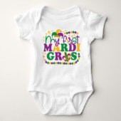 Mijn eerste Mardi Gras Baby bodysuit (Voorkant)