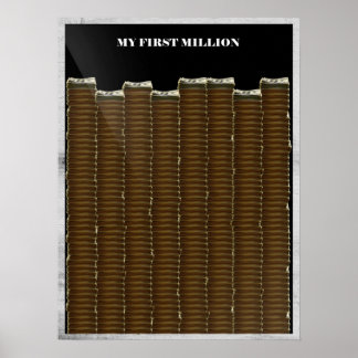 Mijn eerste miljoen Pablo escobar Poster