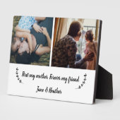 Mijn eerste moeder, voor altijd mijn vriend Moeder Fotoplaat (Zijkant)