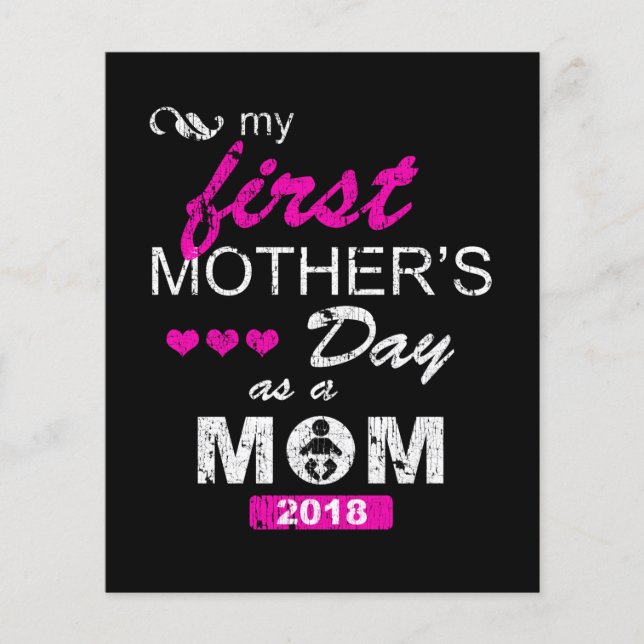 Mijn eerste Moederdag 2021 cadeau voor nieuwe mome (Voorkant)