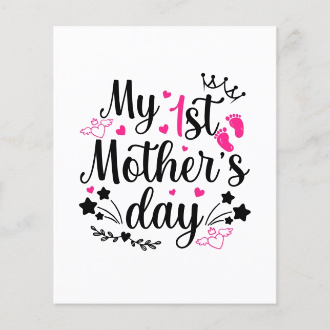 Mijn eerste Moederdag als mama 2 (Voorkant)