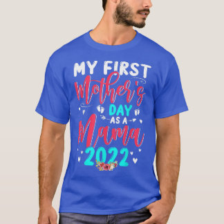 Mijn eerste moederdag als mama 2022 zwangerschapsa t-shirt