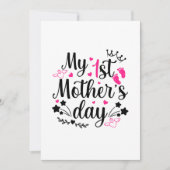 Mijn eerste Moederdag als mama 2 Save The Date (Voorkant)