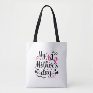 Mijn eerste Moederdag als mama 2 Tote Bag