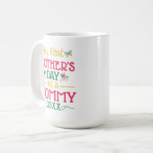 Mijn eerste moederdag als mama koffiemok (Voorkant links)
