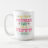 Mijn eerste moederdag als mama koffiemok (Links)