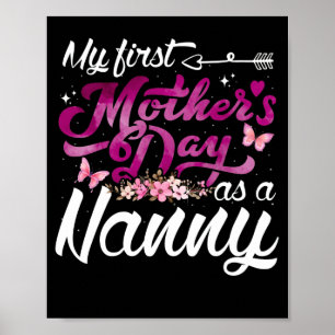Mijn eerste moederdag als nanny voor het eerst poster
